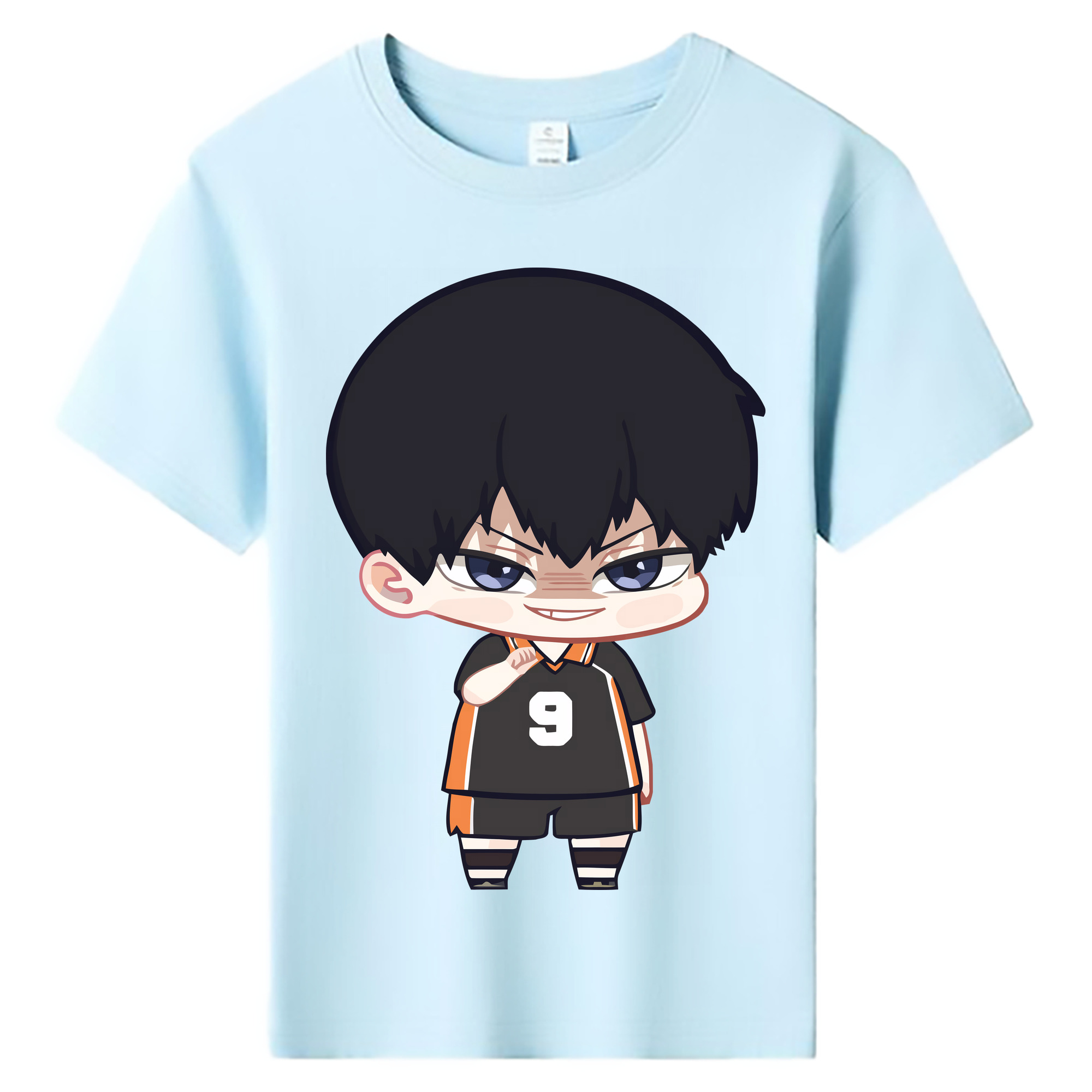 （画像用） ハイキュー!! Haikyu!! 綿100％キッズTシャツ（フロントプリント）